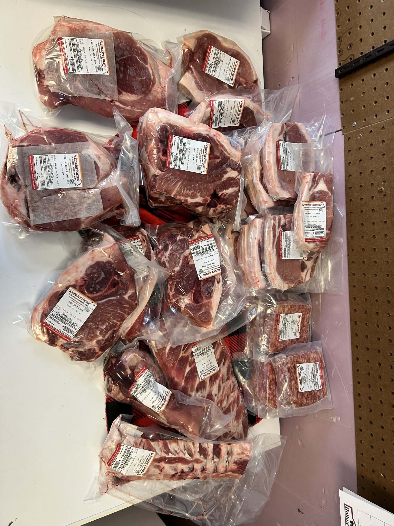 Half Heritage Pork - Boxes 1B boneless cuts