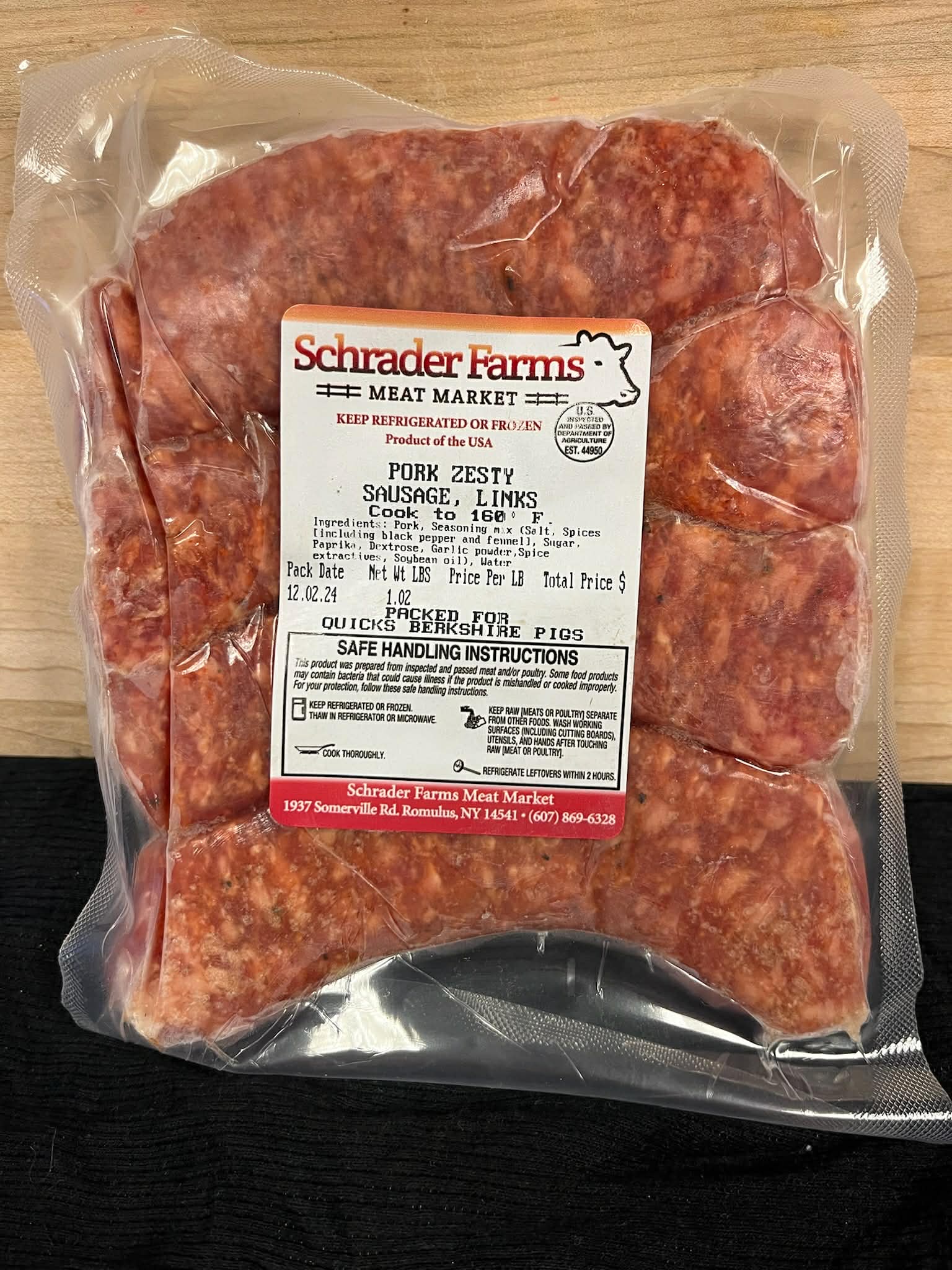 Sausage Links - Zesty