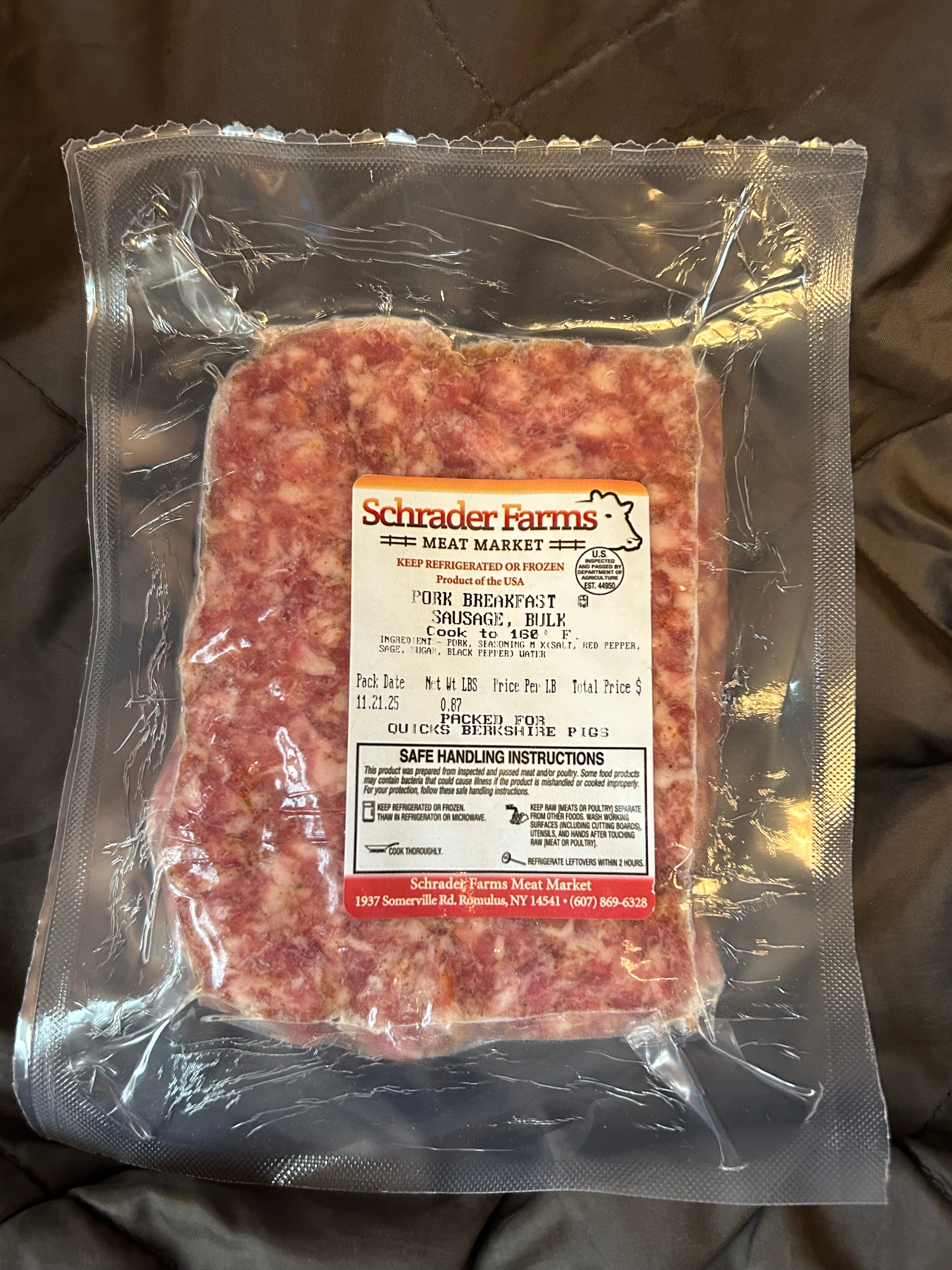 Ground Sausage - Breakfast