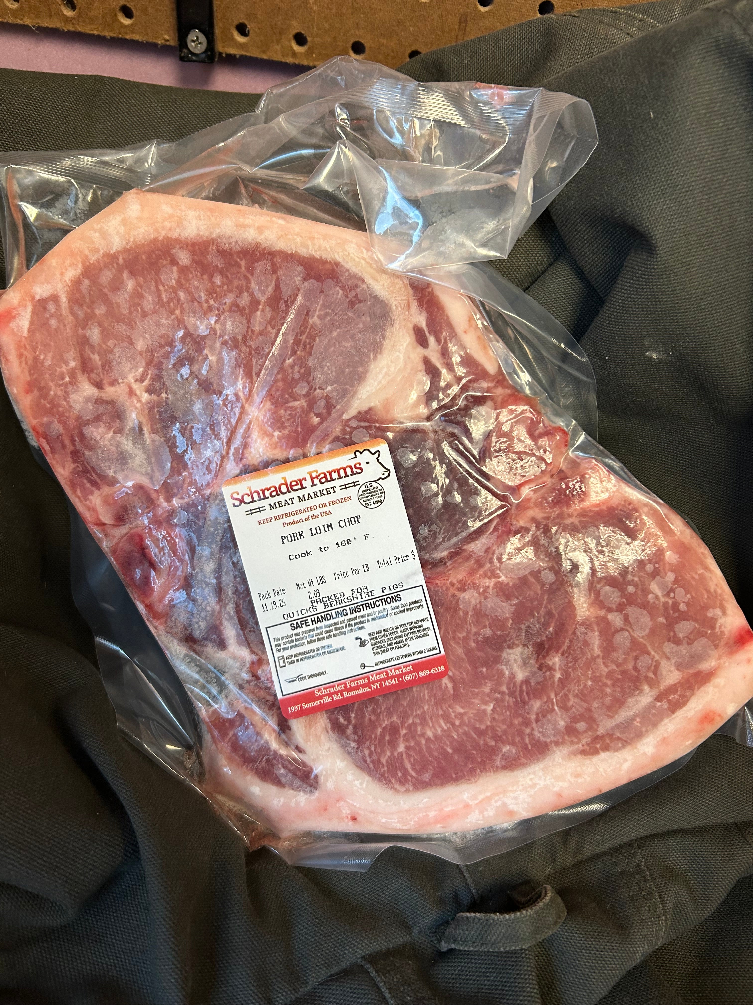 Heritage Pork Chops - Bone-In